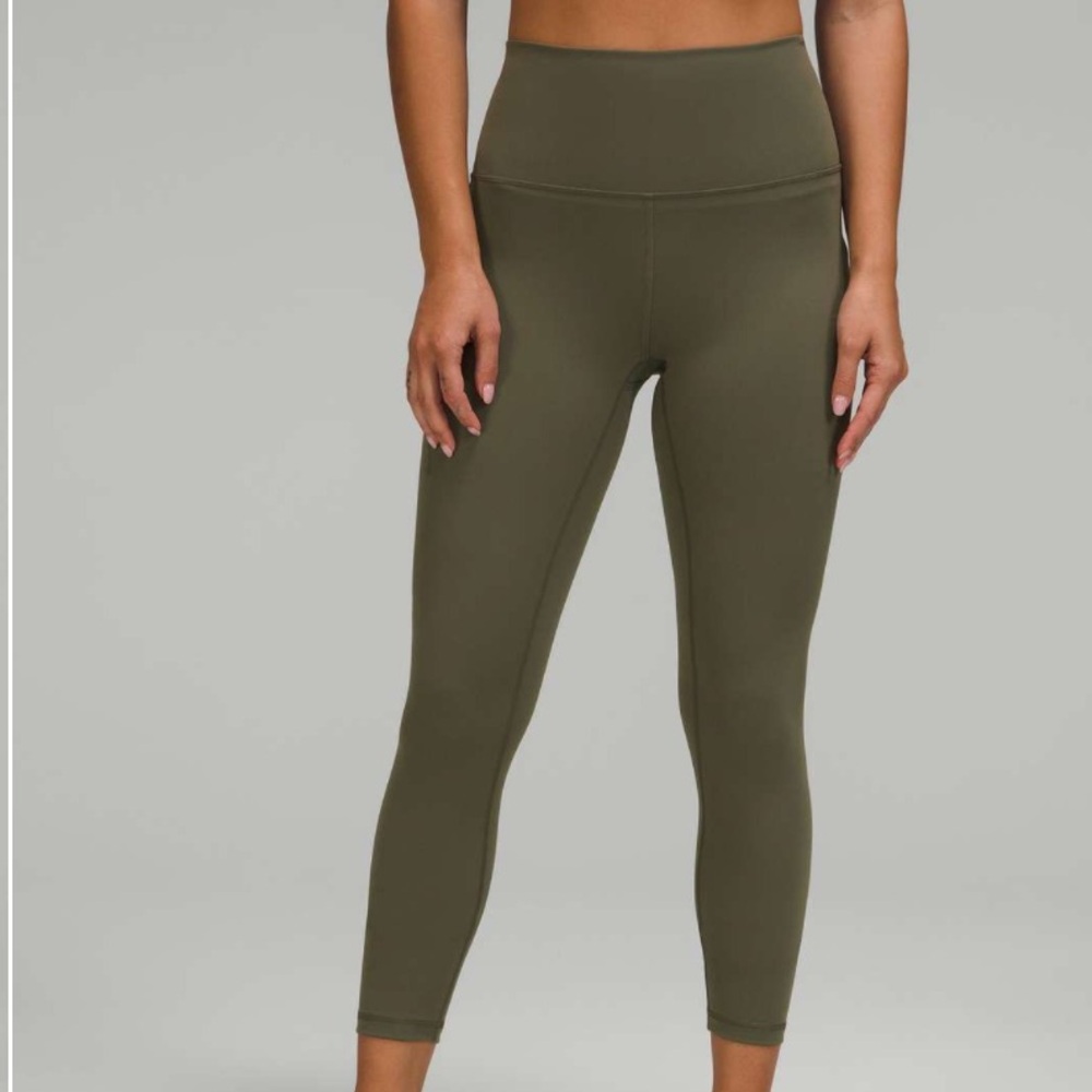 NWT Lululemon Wunder Train High-Rise Tight with Pockets 25" Carob Brown Size 6